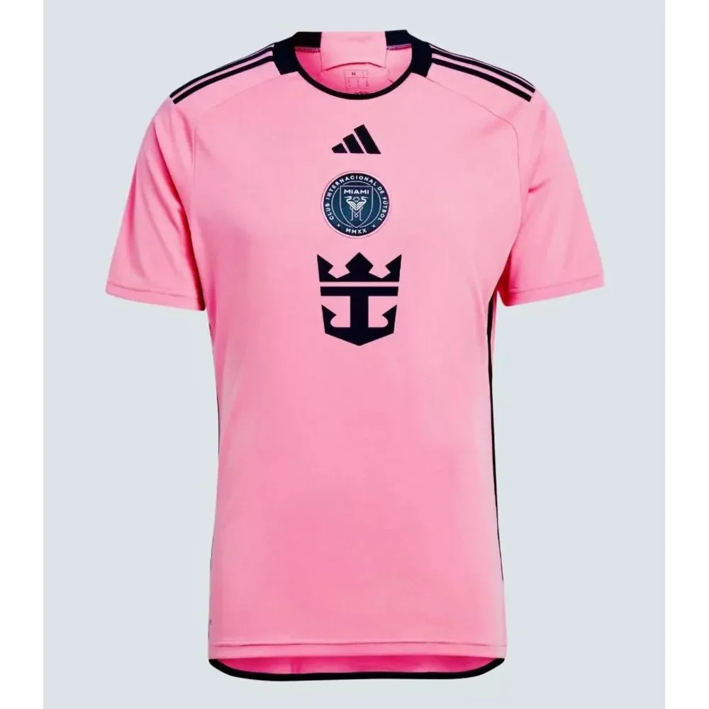 Adidas Inter Miami CF 24/25 Home Jersey Pink Black IU0190 Men's Size 2XL XXL NEW